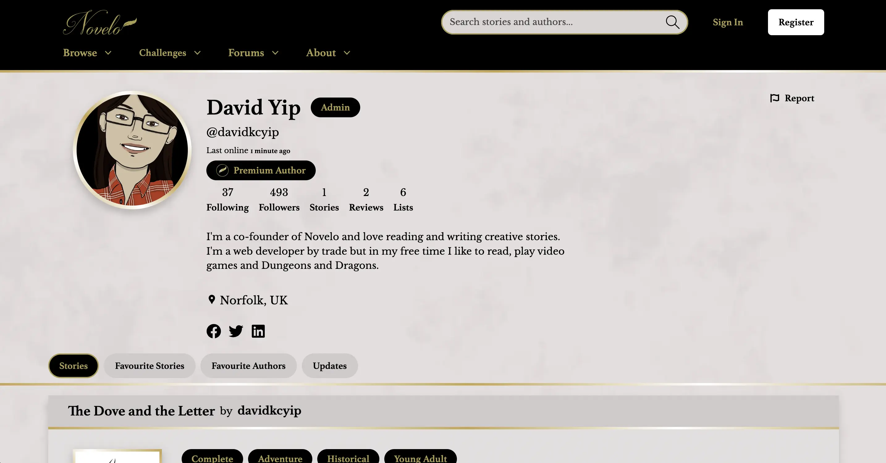 Your stories will gain increased visibility when readers search for stories. In addition, your profile will also stand out with a Novelo Premium badge that highlights your status as a top-tier author. It’s a great way to gain credibility and visibility in the writing community.